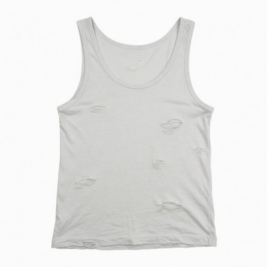 Ripped Cotton Spandex Viscos Mixed Summer Tank Top Y2K Dress Apparel Stock Mixed Style Sleeveless Outdoor Top