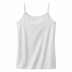 Basic Solid Camisole Spaghetti Strap White tank Tops
