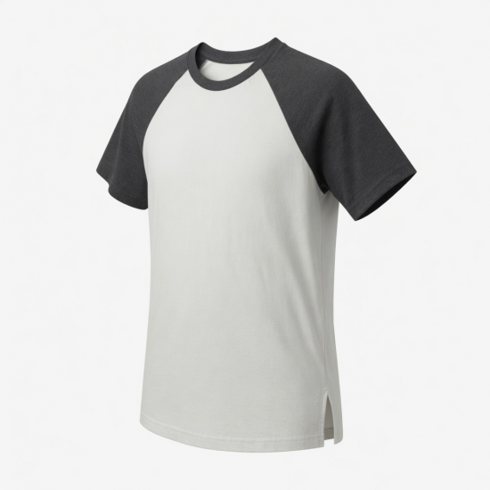 Casual Short Sleeve T Shirts Crewneck Raglan Tees Side Split Summer Tunic Tops