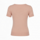 Summer Short Sleeved T-Shirts High Waisted Tight Fitting Tops Sexy Exposed O-Neck Casual Knitted