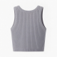 Summer Cropped Breathable Knit Ribbed Tank Tops
