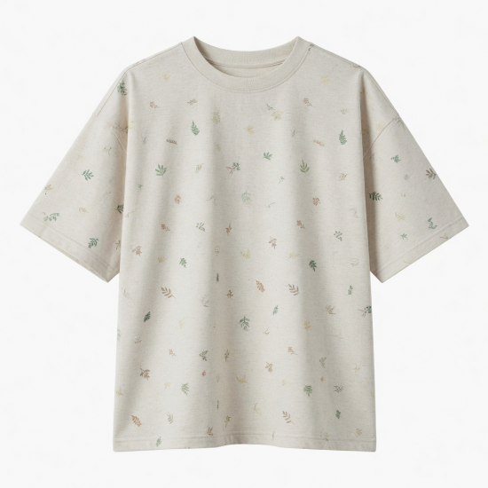 Printed Eco-Friendly Loose Drop Shoulder s T Shirt Heavyweight FREE shipping180-day lowest prices5-day