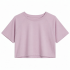 Design High-Waisted Breathable Cute Crop Top T-Shirt 210g Pure Cotton Loose Short-Sleeved Sport Top Yoga
