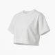 High-Waisted Breathable Cute Crop Top 210g Pure Cotton Loose Short-Sleeve Sports